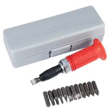 

Multi-purpose High Quality Heavy Duty Impact Screwdriver Set Driver Chisel Tool Sleeve Kit with Case