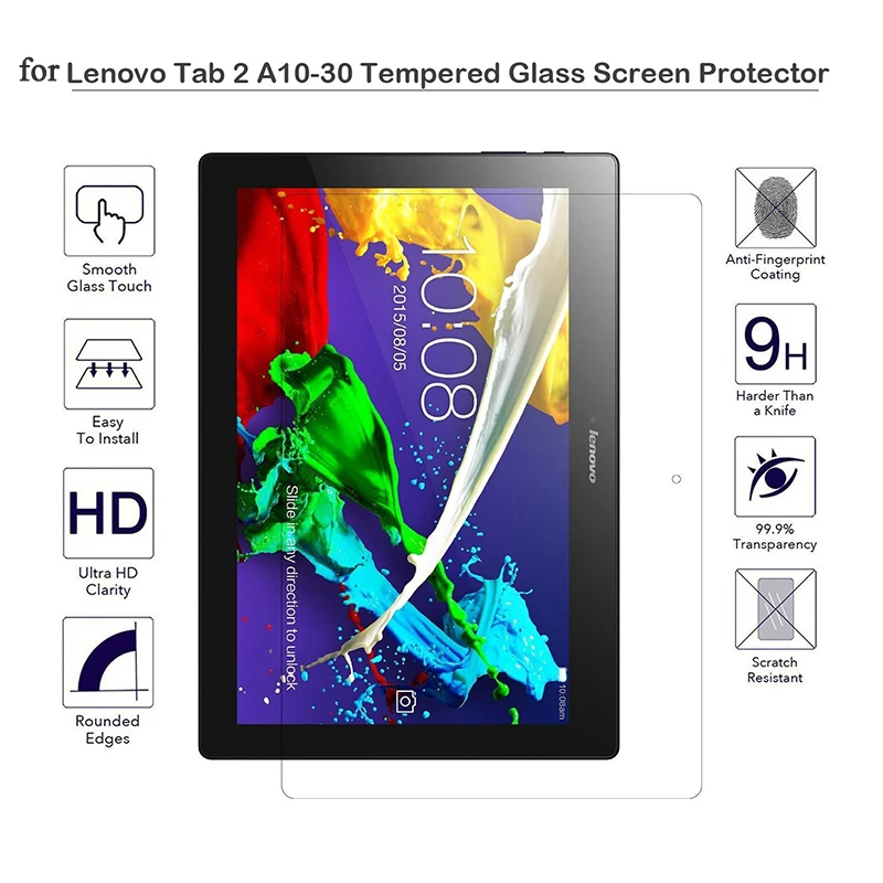 Экран протектор Tab 2 A10-30 закаленное Стекло для lenovo Tab 2 A10-30 X30F X30L планшет 10,1 дюймов Экран Стекло TB2-X30L x30 крышка