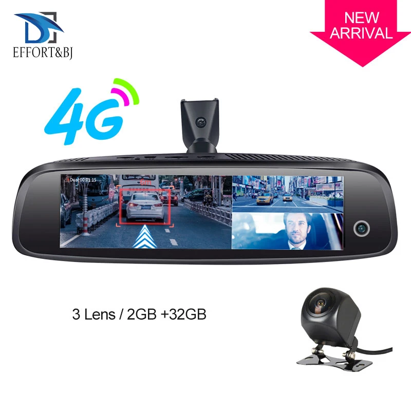 ANSTAR 3CH камера s зеркало заднего вида 2GB+ 32GB Dash Cam 4G Android HD 1080P авто камера gps wifi ADAS Регистратор Автомобильный dvr