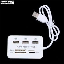 Kebidu Micro USB HUB Combo 2.0 3 Порты Card Reader Multi Разветвитель USB HUB USB Combo все в одном для ПК компьютер Интимные аксессуары