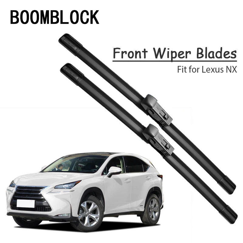 BOOMBLOCK 1 set Car Accessories Windscreen Wiper Blades Kit For Lexus NX 200t 300h 2018 2017 2016-2014 BOOMBLOCK 1 set Car Accessories Windscreen Wiper Blades Kit For Lexus NX 200t 300h 2018 2017 2016-2014