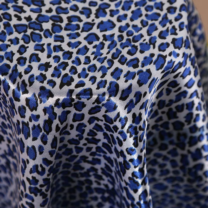 Полиэфирная Полихромная леопардовая печать, не эластичная печатная ткань для обуви, шапка для обертывания, полотенце, подкладка, ткань для сценической одежды - Цвет: 4