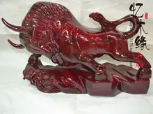 Os Chineses Do Zodíaco mogno artesanato Wall Street estoque Início Mobiliário decoração em madeira escultura em madeira do zodíaco doze gado Wangcai c