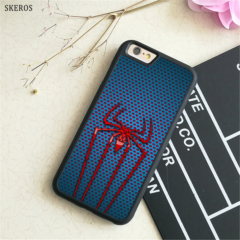 SKEROS Творческий Паук Символ чехол для iPhone X 4 4S 5 5S 6 6s 7 8 plus плюс и # B151 |