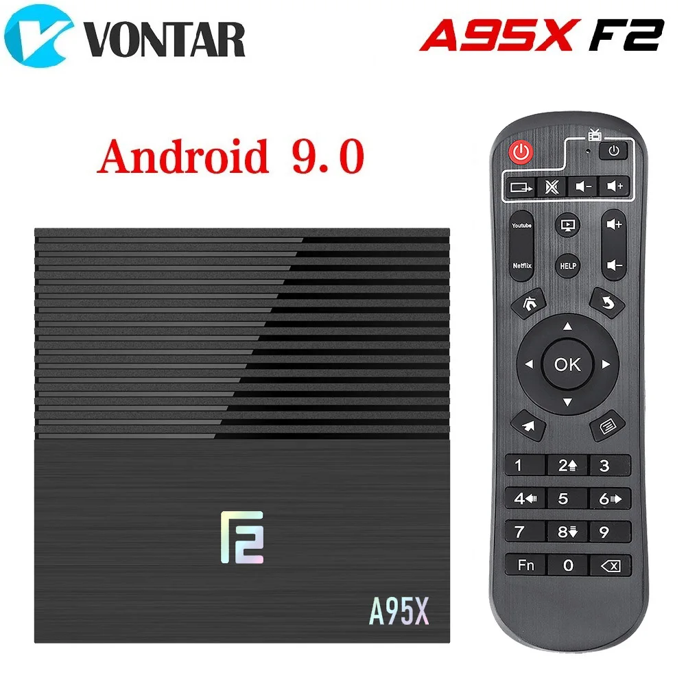 

Android 9.0 Smart TV Box A95X F2 Amlogic S905X2 USB3.0 1080P H.265 4K 60fps Google Player Store Netflix Youtube 4K Set top Box