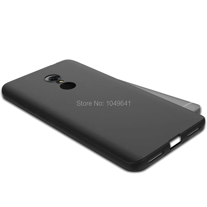 KXM1200B_4_Ultra-thin Transparent  Pure Black TPU Protective Case for Xiaomi Redmi Note 4X 5.5 inch.jpg