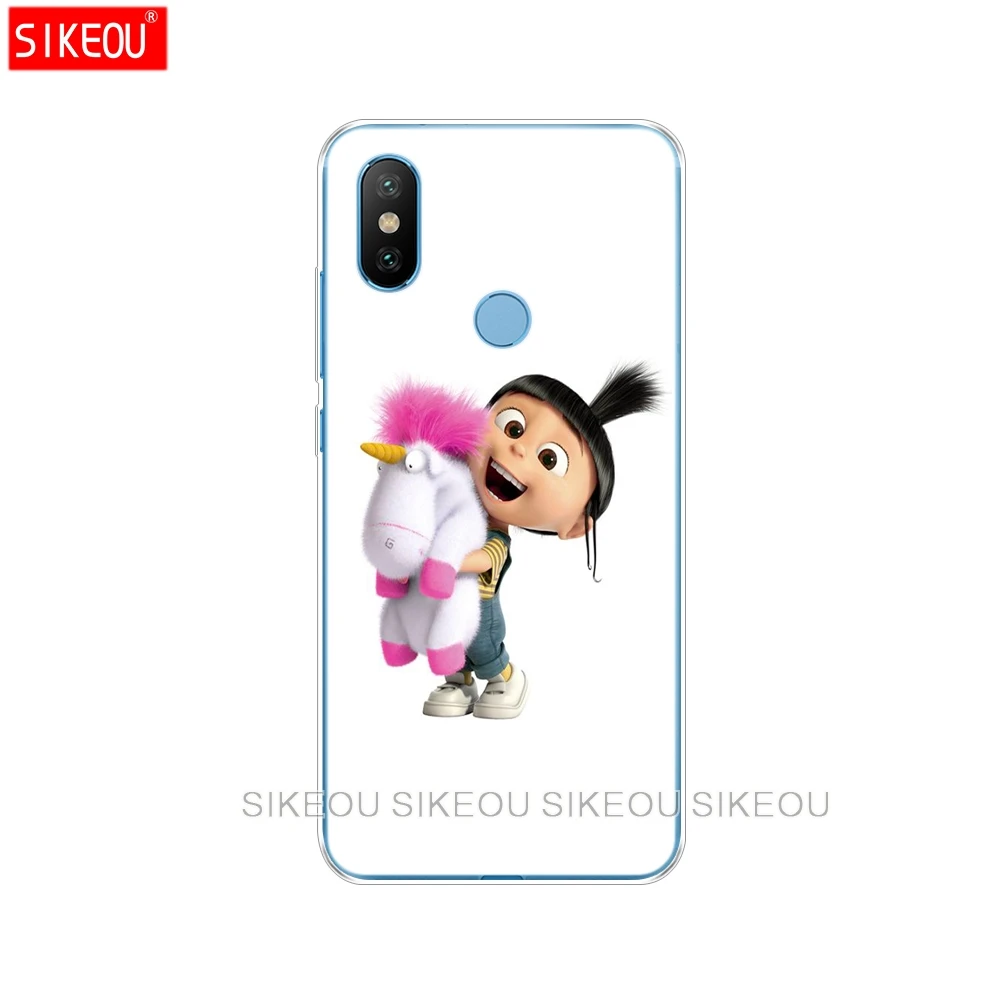 Силиконовый чехол для Xiaomi Mi 8 8SE A1 A2 5 5S 5X 6 Mi5 MI6 NOTE 3 MAX Mix 2 2S милый пушистый Единорог