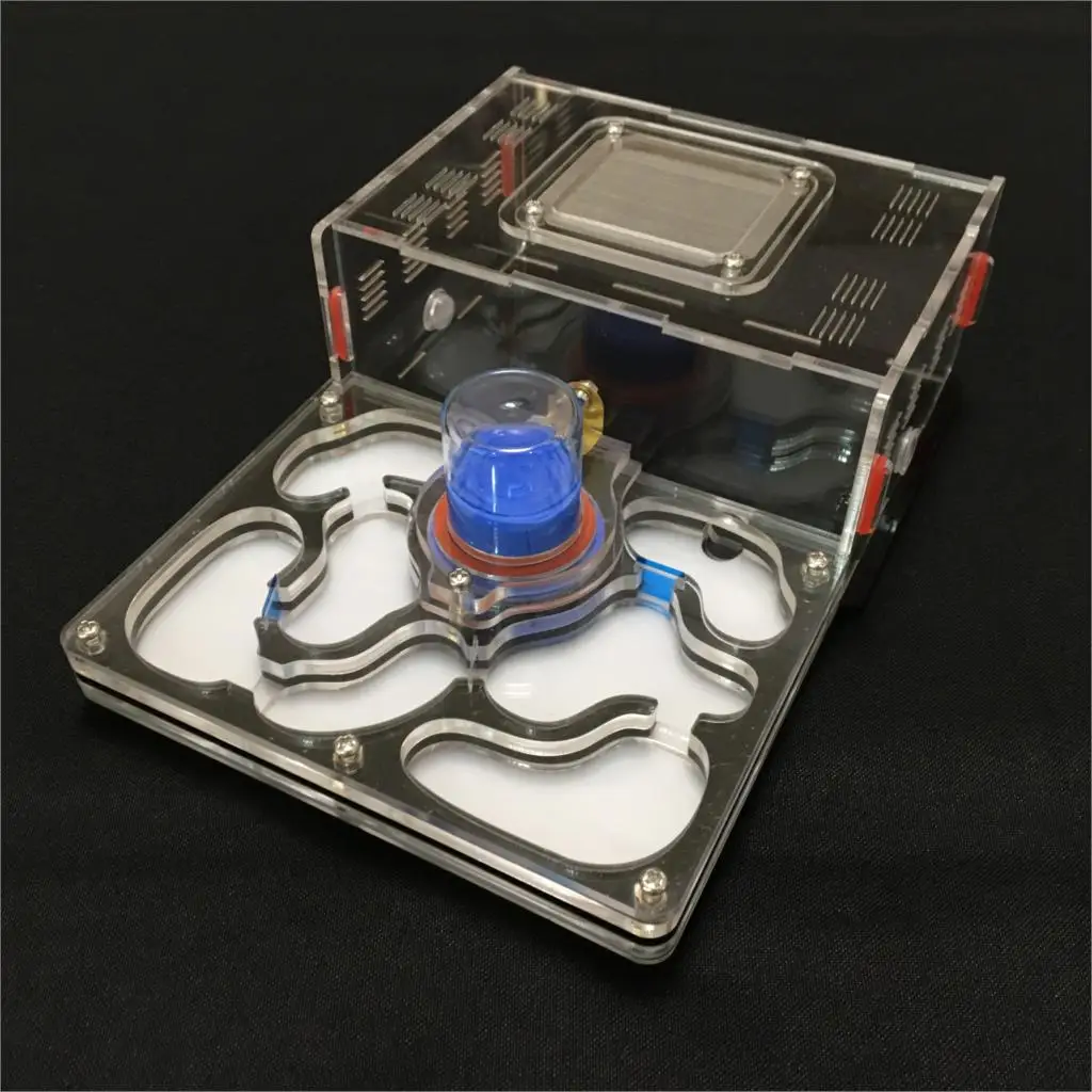 L size plane design 9color available ant farm acrylic moisture with feeding area, insect ant  villa pet advanced mania farm ants