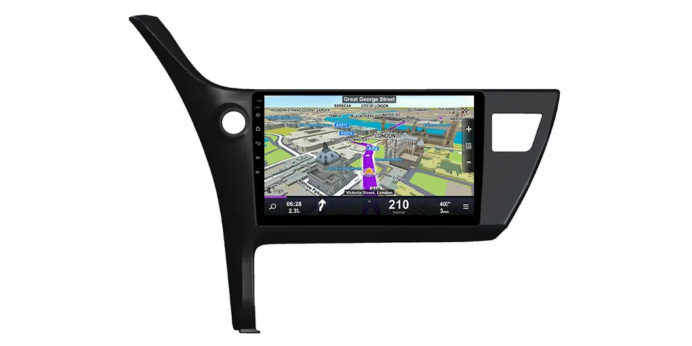 ZaiXi IPS Android 2 DIN Car DVD GPS For Toyota Corolla 2017~2019 Navigation multimedia player HD Screen Stereo radio WiFi system 6