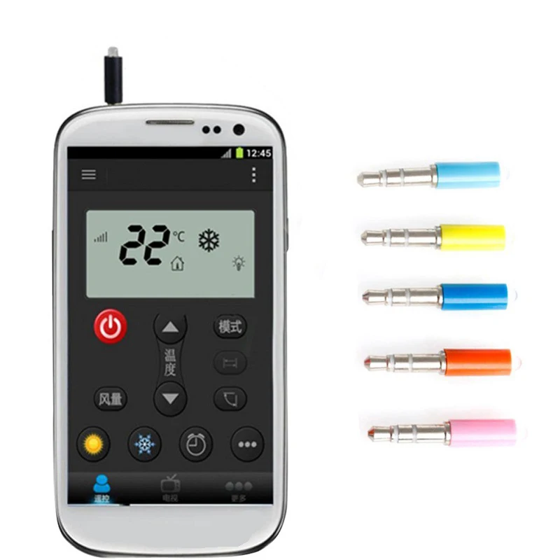 

Universal 3.5mm Intelligent Mini Remote Control Plug Mobile Phone Infrared IR Remote Control Jack for IOS Android K5