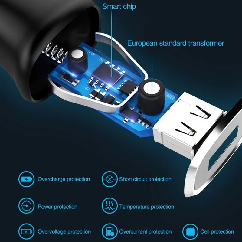 5 В/2,1 а автомобильное зарядное устройство для быстрой зарядки, USB Автомобильное зарядное устройство для телефона Android Ios с выдвижным кабелем Micro type C USB