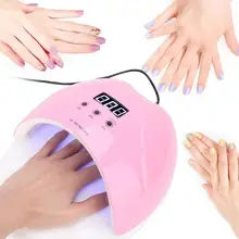 50W Powerful UV LED Nail Lamp Quick Dry Auto Sensor Manicure Lamp 100-240V q