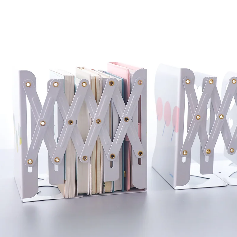

2018 newest Scalable book stand Creative student bookshelf bookcase folding bookends flexible desktop storage rack