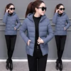 2024 Winter New Women Light Down cotton Hooded Jacket Warm Loose Short Outerwear Casual Female Bread clothing Cotton Basic Coats