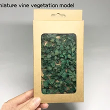 Миниатюрная модель виноградной растительности песочный стол для железнодорожной строительства Ландшафтная модель DIY материал