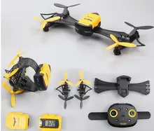 Mini Foldable Drone CX 70 With HD Camera Watch Toy WiFi FPV camera Demountable Wearable G