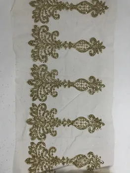 

10y shinning glitter Embroidered net Lace Fabric Glued Glitter tulle fabric David-91611 for sexy dress