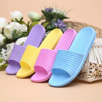 

Slippers Women Summer Floor Skid Proof Home Floor Slippers Ladies Indoor Flat Bathroom Bath Sandal Slippers Women