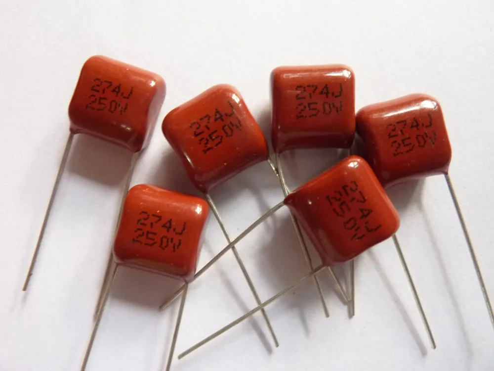 

20pcs CBB 274 250V 274J CL21 0.27uF 270nF P10 Metallized Polypropylene Film Capacitor