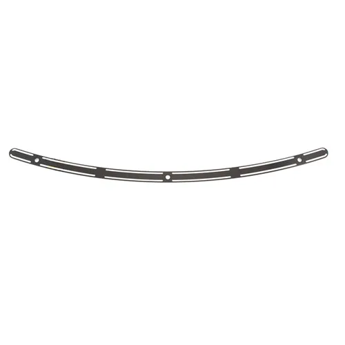 

Black CNC Slotted Track Windshield Trim For 1996-2013 Harley FLHT Touring Bike