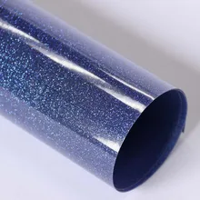 Футболка теплопередача полиуретан винил пленка для Одежда из текстиля графика Блеск Королевский синий цвета 2" x 40"(50 см x 100 см