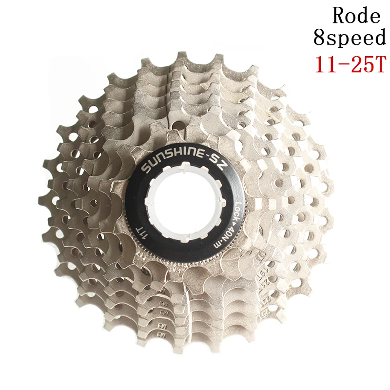 SUNSHINE-SZ 16s 24s 8Speed Cassette 11-25T Freewheel Road Bike Bicycle 8S Parts Sprocket Compatible for parts 2400 2300 | Спорт и