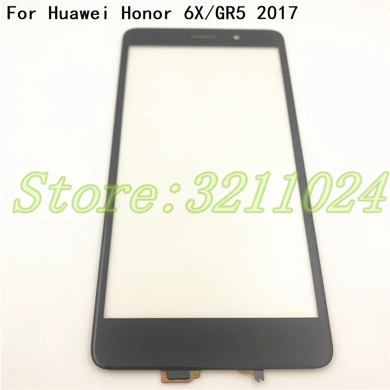 5 дюйма для Huawei Honor 6X дигитайзер сенсорного экрана внешнее стекло объектива с