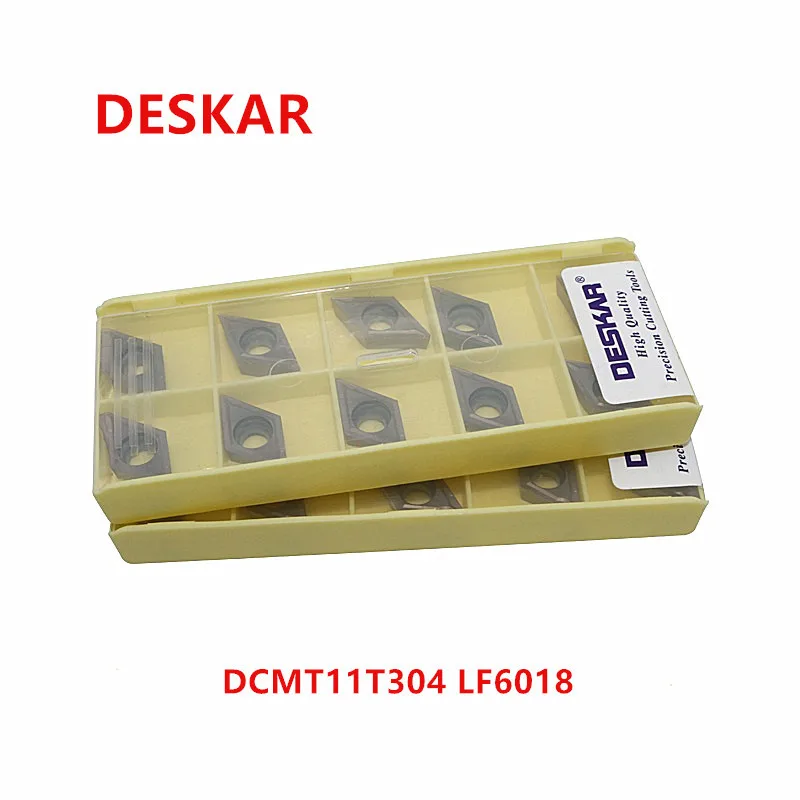 10P DCMT11T304 LF6018/DCMT11T308/DCMT070204 LF6018 индексируемый поворотный инструмент с ЧПУ карбидная вставка для нержавеющей стали