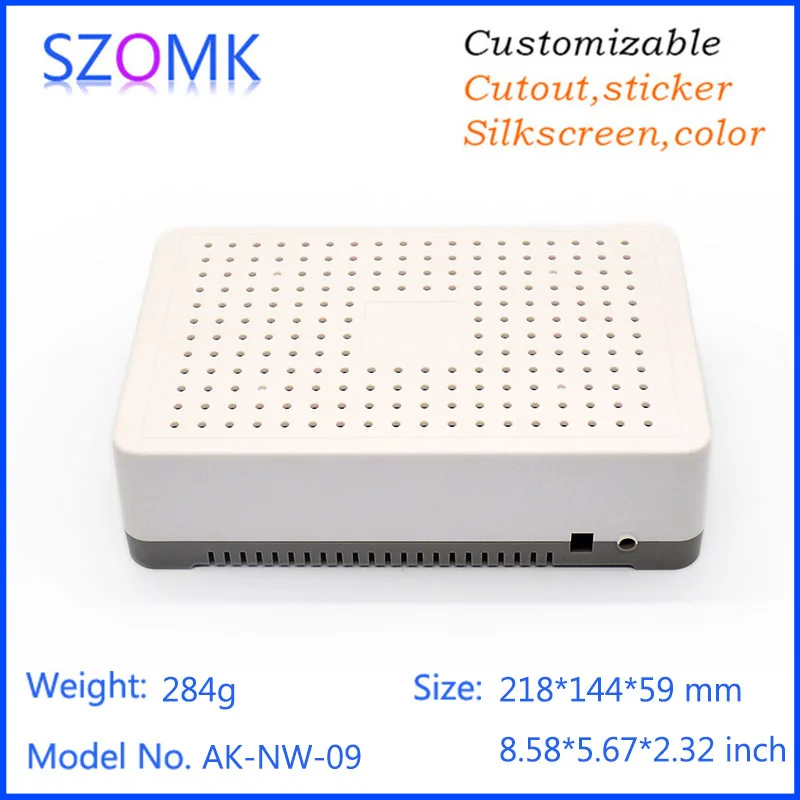 10pcs a lot Hot selling wifi router enclosure diy network shell for and hifi modems 218*144*59mm | Обустройство дома