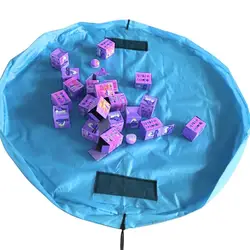 Горячая 150 см размер портативный детский игровой ковер игрушки складная сумка для хранения игровой коврик для детей игрушки коробка для