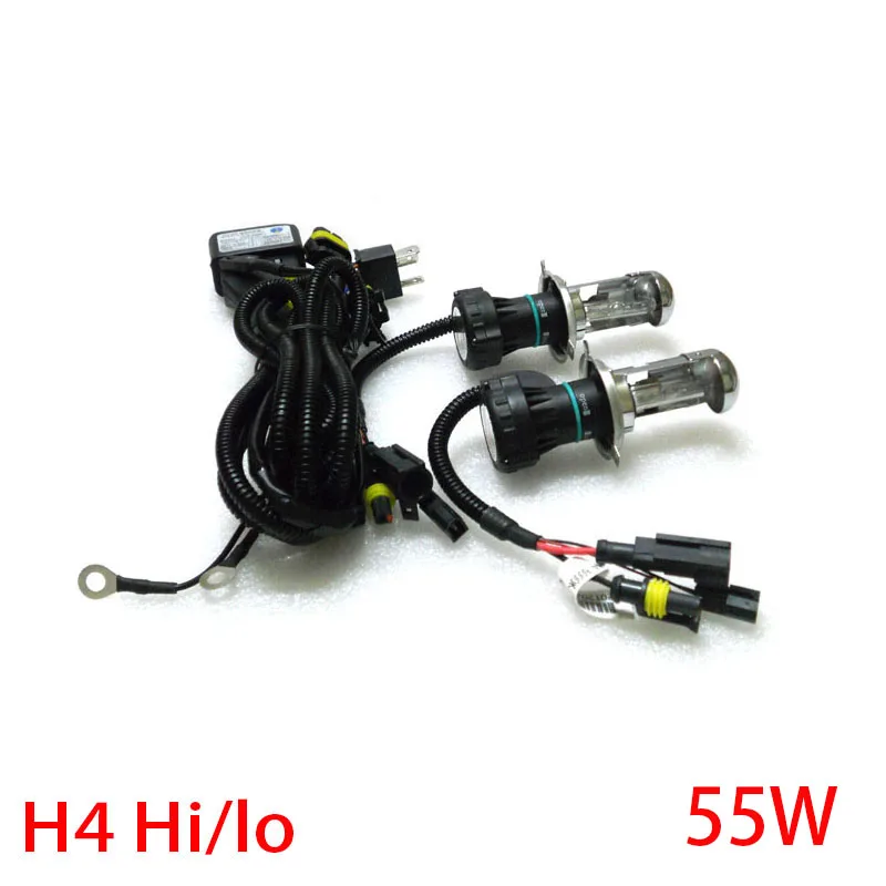 2X 55W Car hid bulb H4 3 Bi Xenon 55W HID Light H4 Hi/Lo Beam HID Bulbs