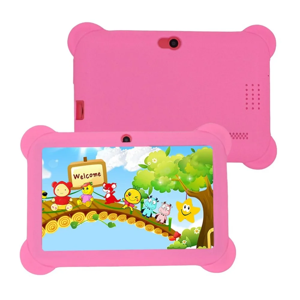 

Q88 AU Plug Children Tablet 7-Inch Touch Screen 512MB+8GB Kids Pad Students Learning Tablet With Hi-Fi Stereo Speaker