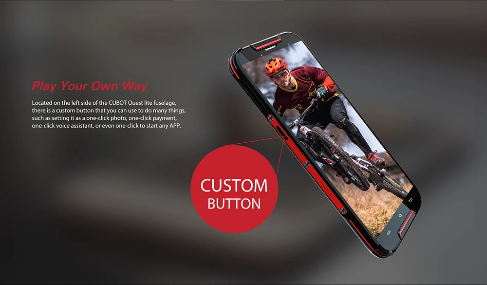 Cubot Quest Lite IP68 водонепроницаемый пылезащитный телефонный процессор MT6761 четырехъядерный Android 9,0 2 Гб ОЗУ 16 Гб ПЗУ NFC Смартфон 3000 мАч