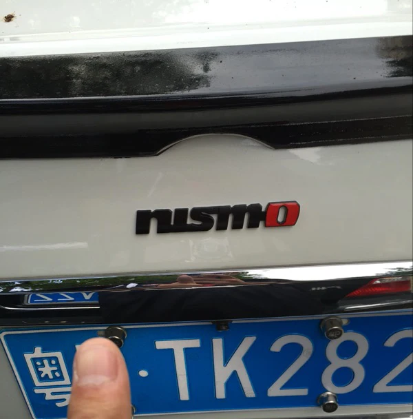 Металлическая Эмблема NISMO 1 шт. эмблема наклейка на автомобиль значок для Tiida GTR Teana