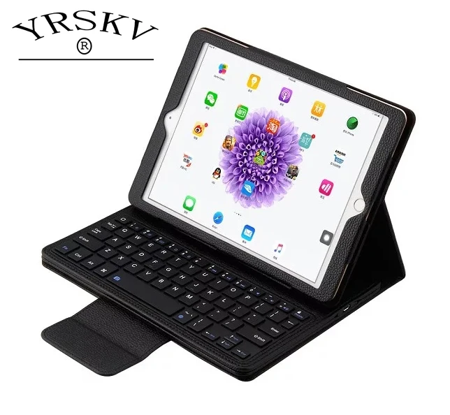 Case for iPad Air/Air 2/Pro 9.7 2016/for iPad 9.7 2017/2018 YRSKV separate Case+wireless Bluetooth Keyboard leather Tablet Case