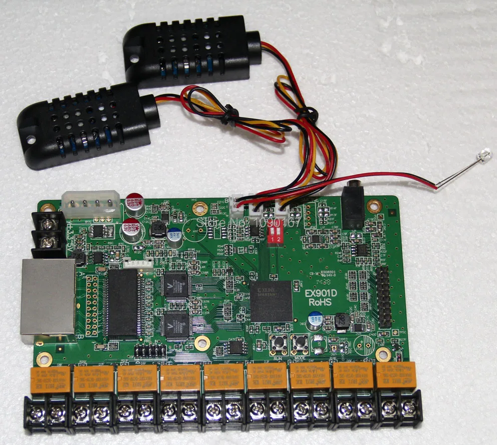 

LED Display control card Linsn multifunction card EX902 supports brightness,temperature detection and audio transiton