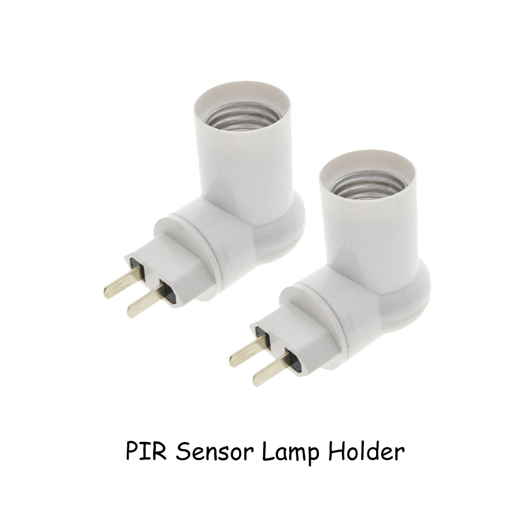 

E27 Base Socket Adapter Converter PIR Motion Sensor Holder For LED Light Lamp Bulb AC110-240V