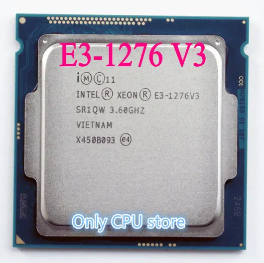 Четырехъядерный процессор intel XEON 3 60 ГГц Кэш-память 8 Мб видеокарта V3 HD P4600 DDR3 DDR3L 1600