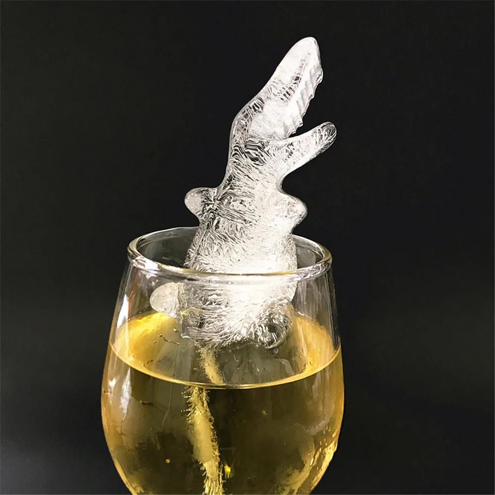 2, изготовленные на станке в форме крокодила для льда заморозка льда лоток для пудинга и желе заморозки фруктов Аппарат-изготовитель кубиков льда Форма кухонные инструменты#007