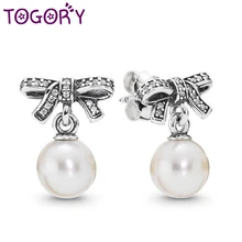 Новое Стильное кольцо серьги ювелирные изделия женские серьги-гвоздики с жемчугом серьги, серебристые ювелирные изделия модный подарок