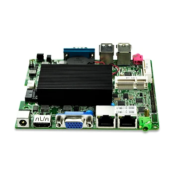 

Dual Lan celeron J1800 dual core Fanless Mini Pc nano motherboard Q1800G2-P 1*COM vending machine 12*12cm 10W Low Power DC