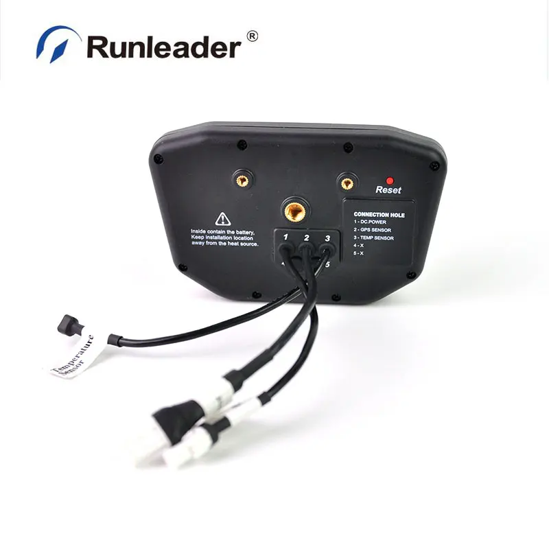 Runleader gps многофункциональный цифровой перезаряжаемый счетчик часов для газонокосилки генератор Dirtbike внешняя конструкция для монтажа на Мотоцикл морской