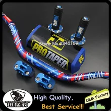 28 мм 1 1/8 ''печатная текстура 80 см Руль+ ручки+ барная стойка для Honda CRF250 CRF450 Байк внедорожный мотоцикл