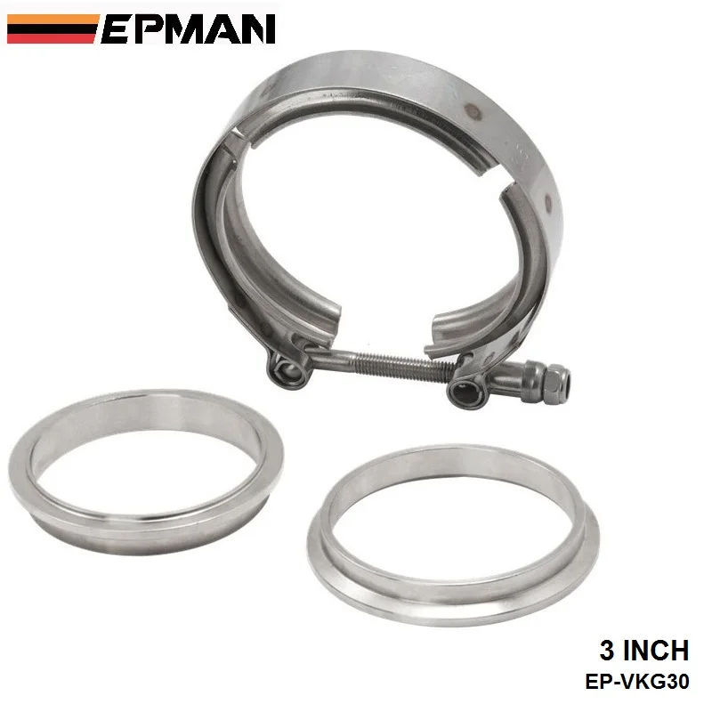 2013 Universal Upgraded 3 inch Auto Parts V-band clamp kit for Turbo, Exhaust pipes EP-VKG30