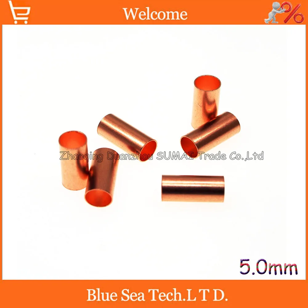 

5.0mm Copper wire terminal,Pipe/circular tube terminal,Tubular terminal for maintenance and modification