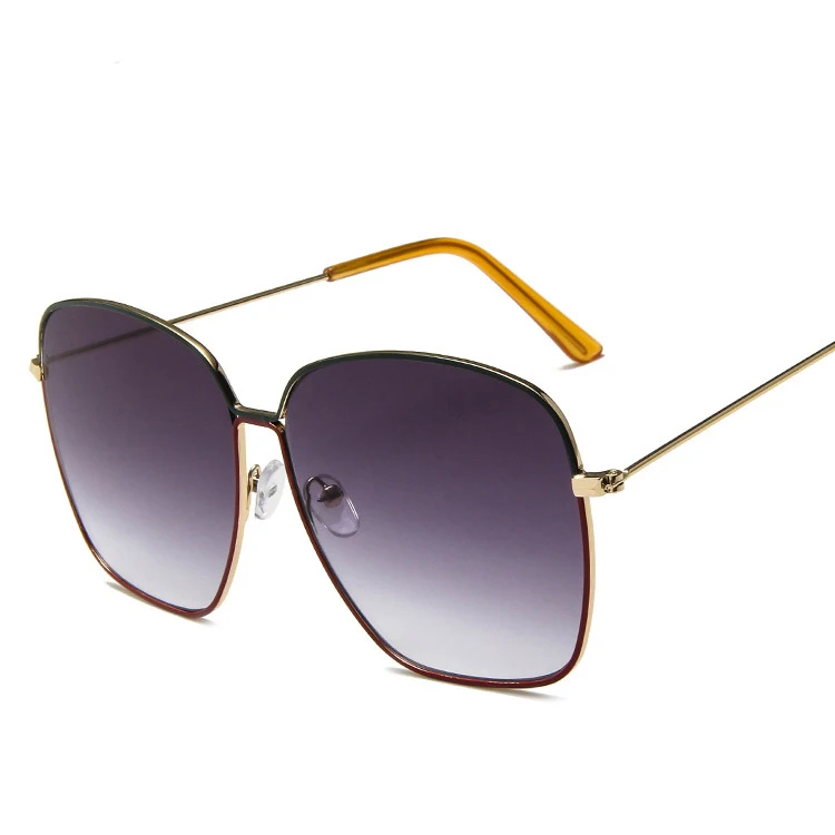 Новая мода Zonnebril Dames винтажные рамки солнцезащитные очки авиаторы металлический круг фирменный дизайн уличные солнечные очки UV400 Oculos De Sol