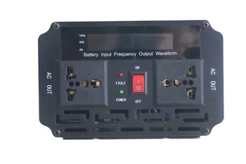 

LCD display UPS inverter 1000W DC24V to AC220V modified wave power inverter