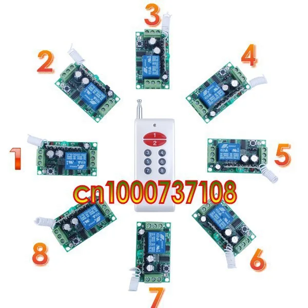 

DC12V10A 1CH Wireless Remote Control Switch System Smart home control system Light control