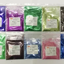 Блеск порошок, блеск, пигмент, блестящие,, 10 видов цветов в lot.1lot = 10*20 г,, артикул: B0708, C13, C09, B0712, B0405A