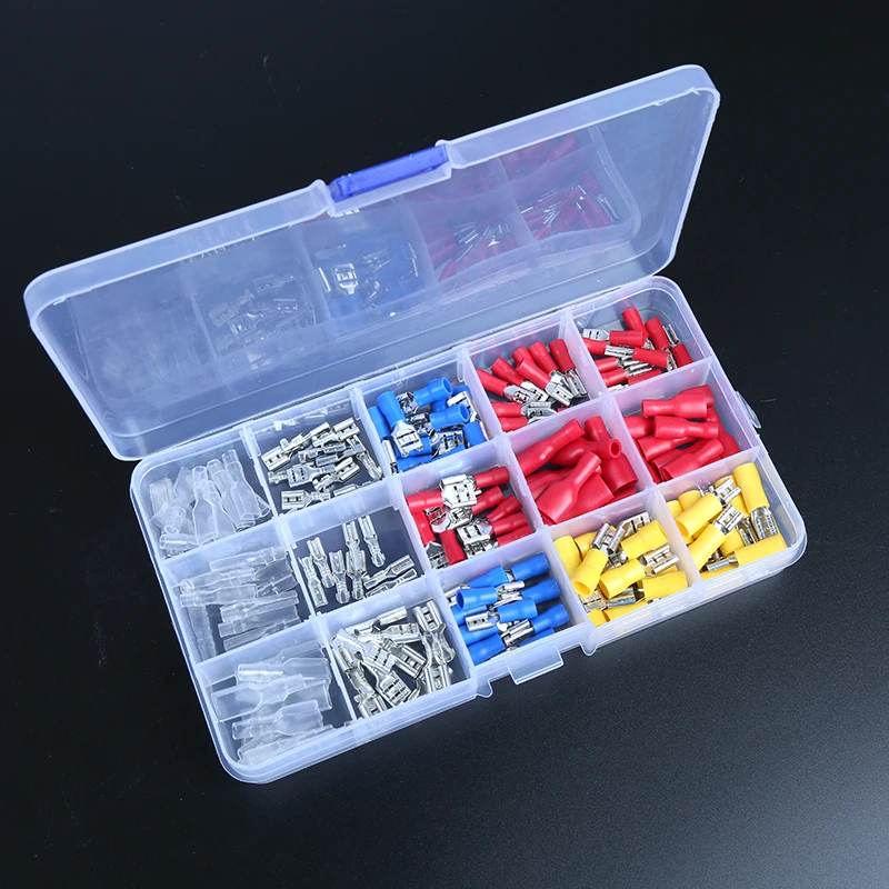150Pcs/pack Assorted Insulated Electrical Wire Cable cold pressed